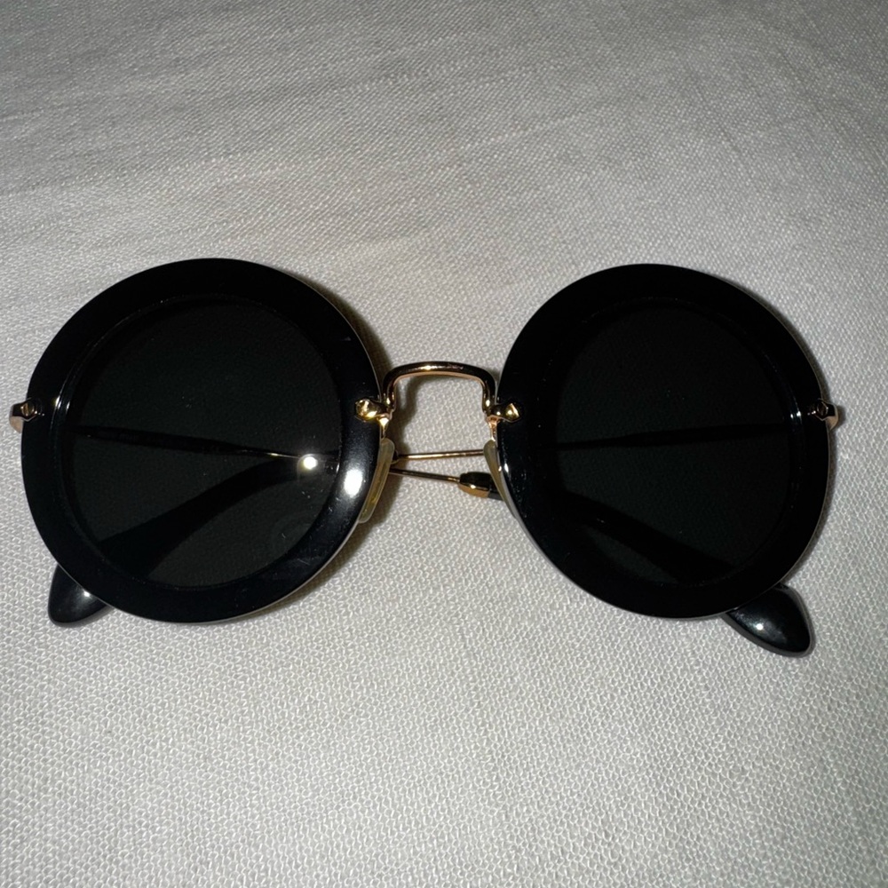 Miu Miu round sunglasses